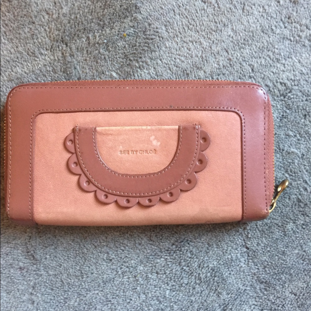 See By Chloe brown wallet